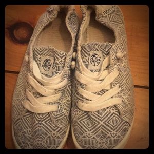 Roxy blue and white sneakers